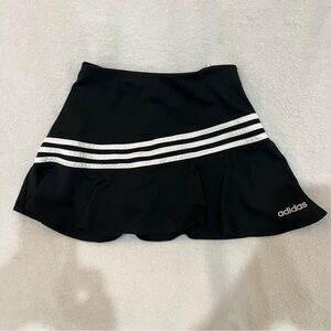 Adidas Girls Black Athletic Skirt